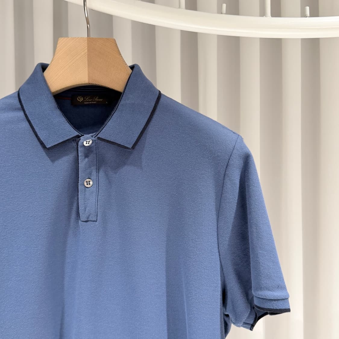 (A+/L) / 로로피아나 브렌트우드 폴로 폴로 카라 반팔 티셔츠 상품이미지4
