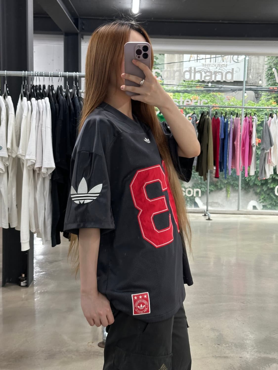 아디다스 오리지널스 자수 풋볼 반팔져지 상품이미지2