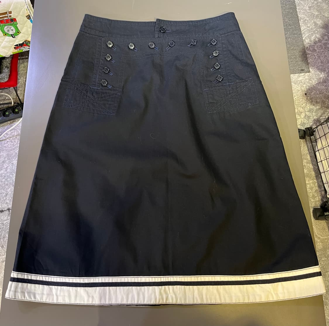 꼼데가르송 13버튼 스커트 (미 해군 세일러 팬츠 모티브) 상품이미지3