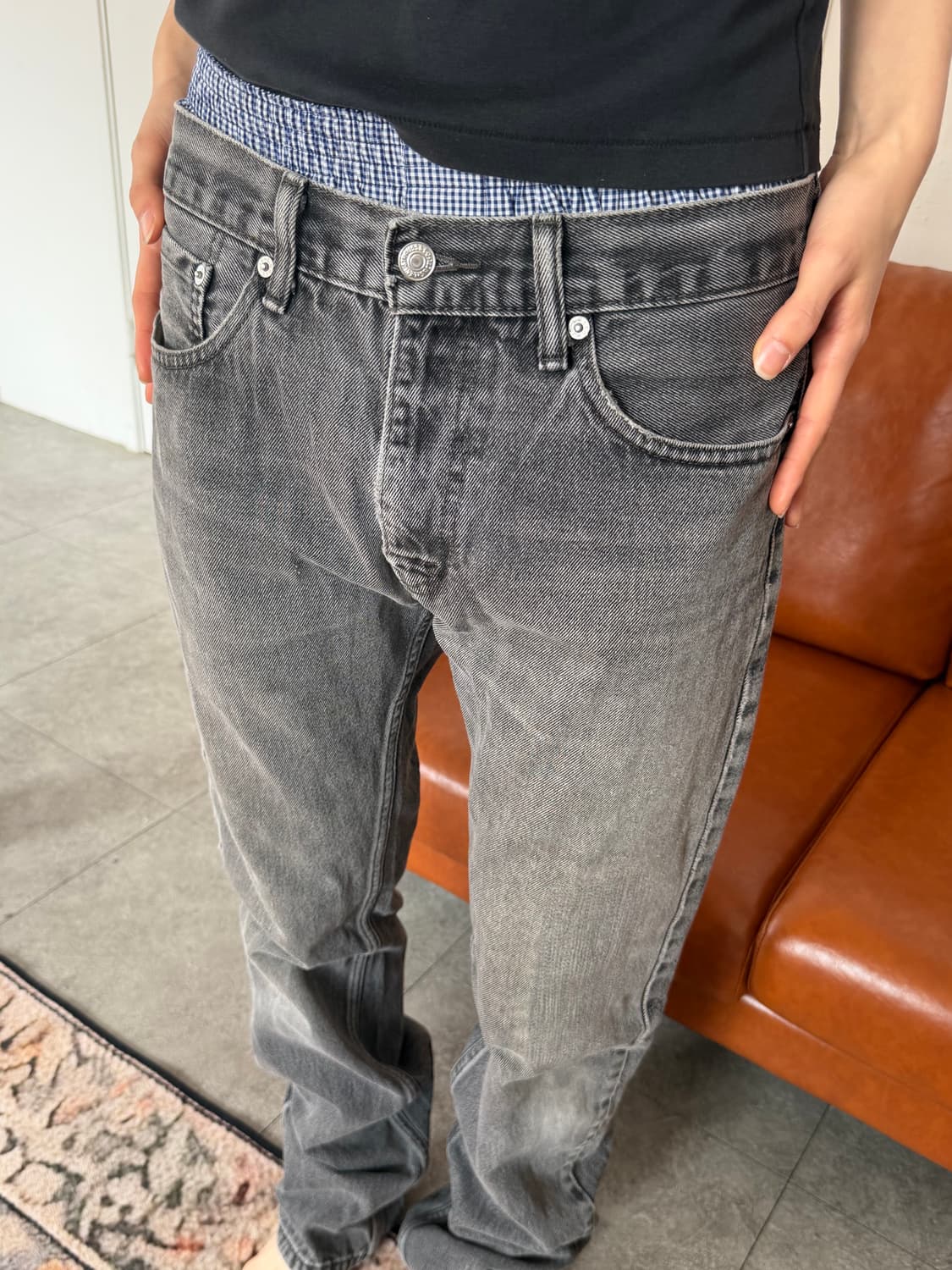 리바이스 505 흑청 상품이미지8