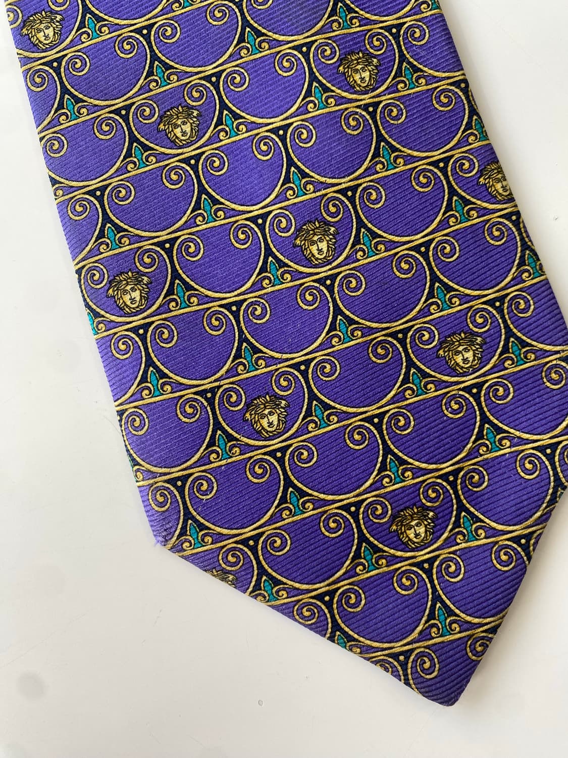 Versace 베르사체 정품 명품 모노그램 넥타이 상품이미지8