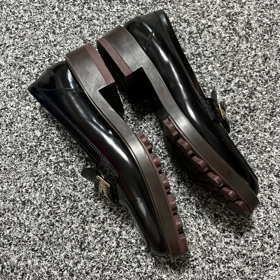 tods 토즈 35.5 금장 로퍼 구두 상품이미지5