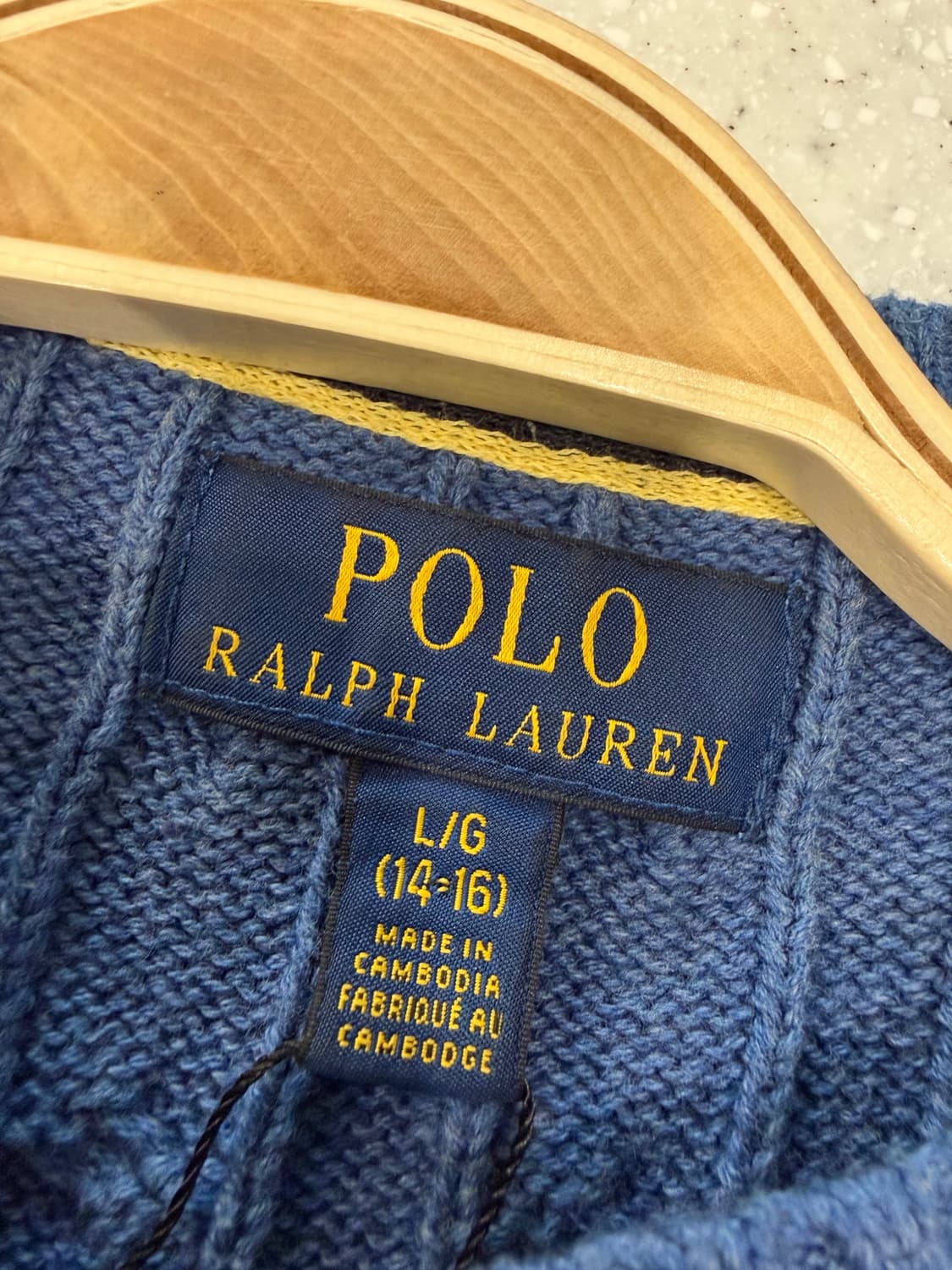 111. 폴로 꽈배기 니트 상품이미지2