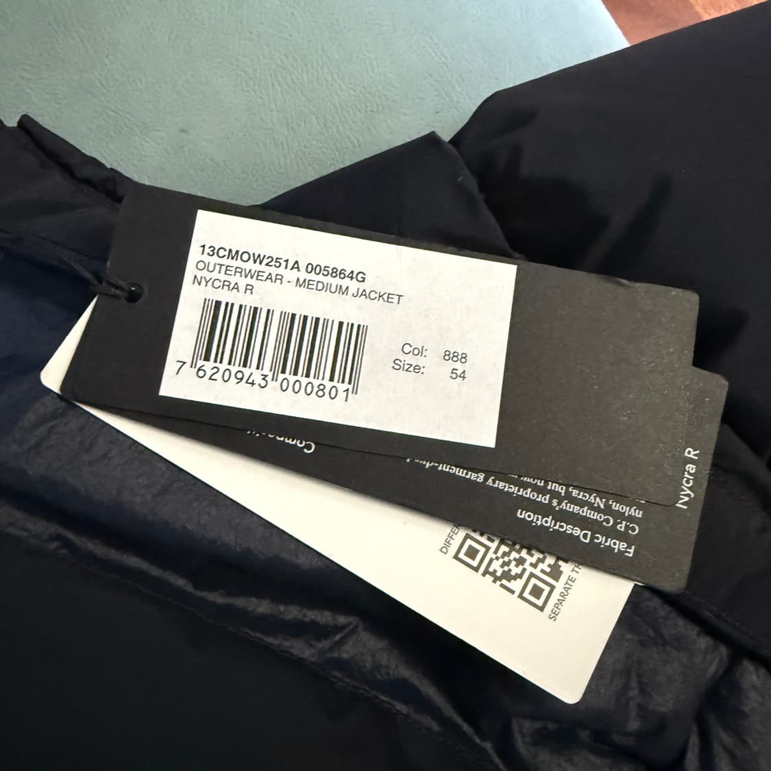 cp컴퍼니 나이크라r 패딩 54사이즈 새상품 상품이미지5
