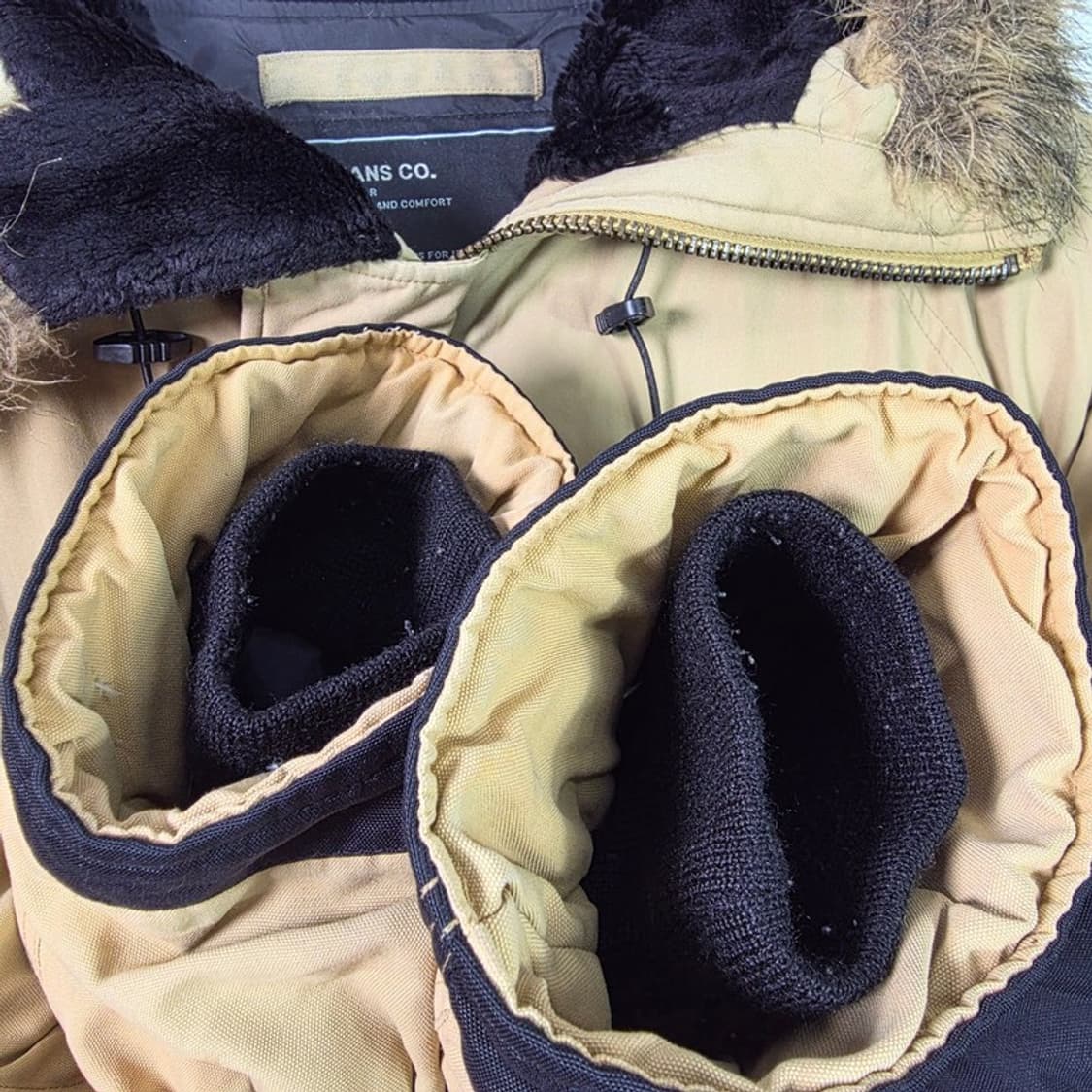 90s 폴로 진스 대장급 구스다운 파카 XL 상품이미지7