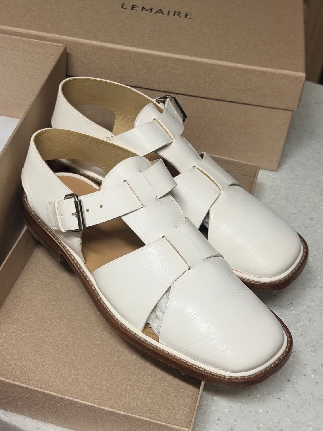 르메르 피셔맨 샌들 화이트 41 민트급 상품이미지2