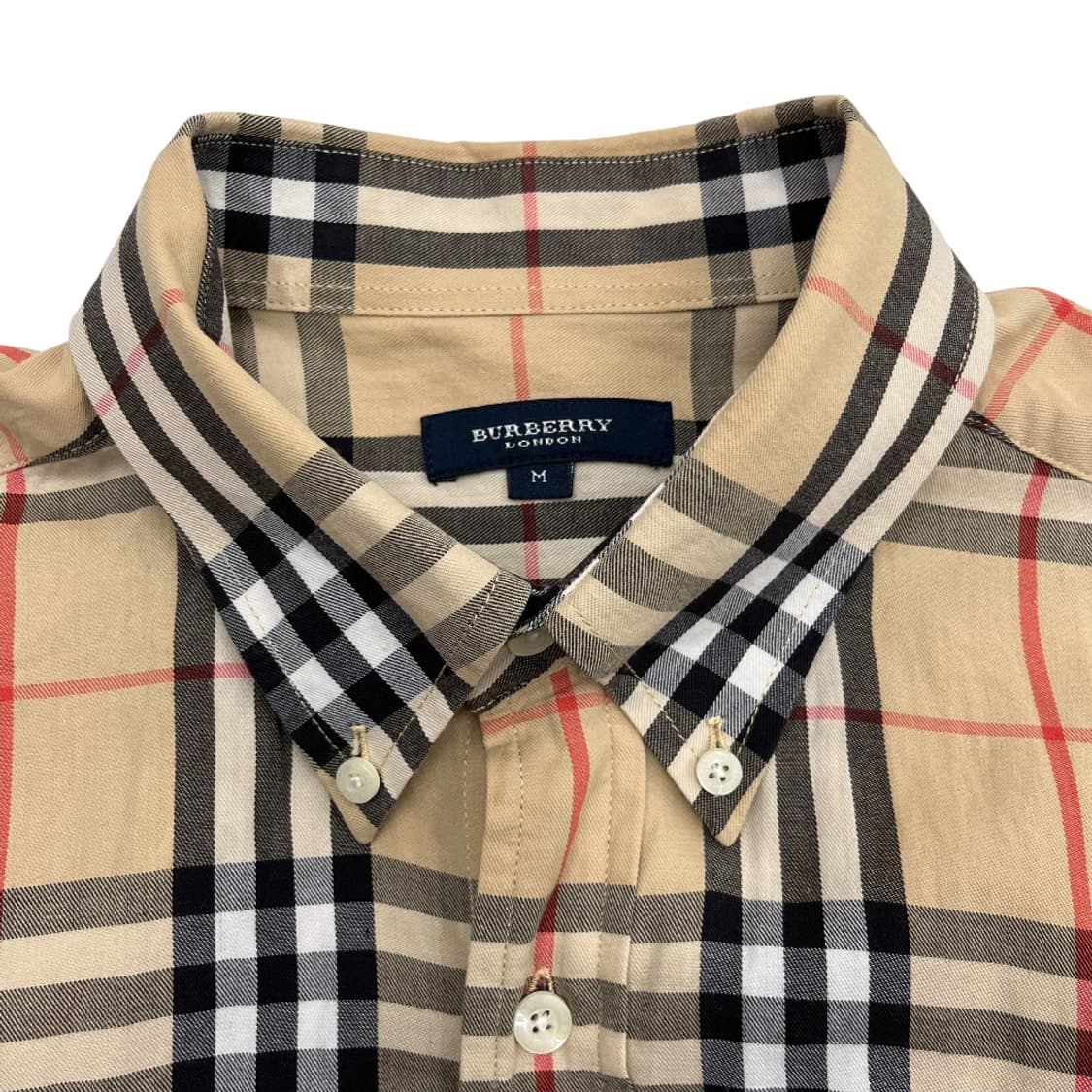 버버리 노바체크 셔츠 M 상품이미지5