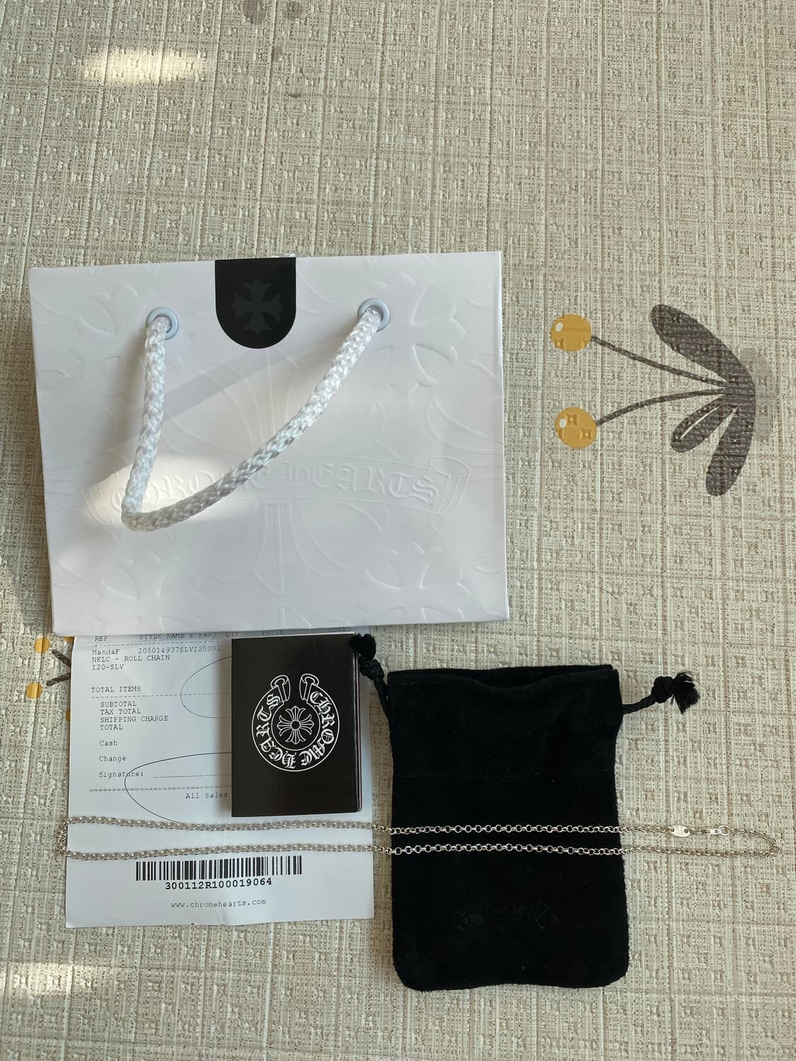 (새상품) 크롬하츠 롤체인 20인치 상품이미지1