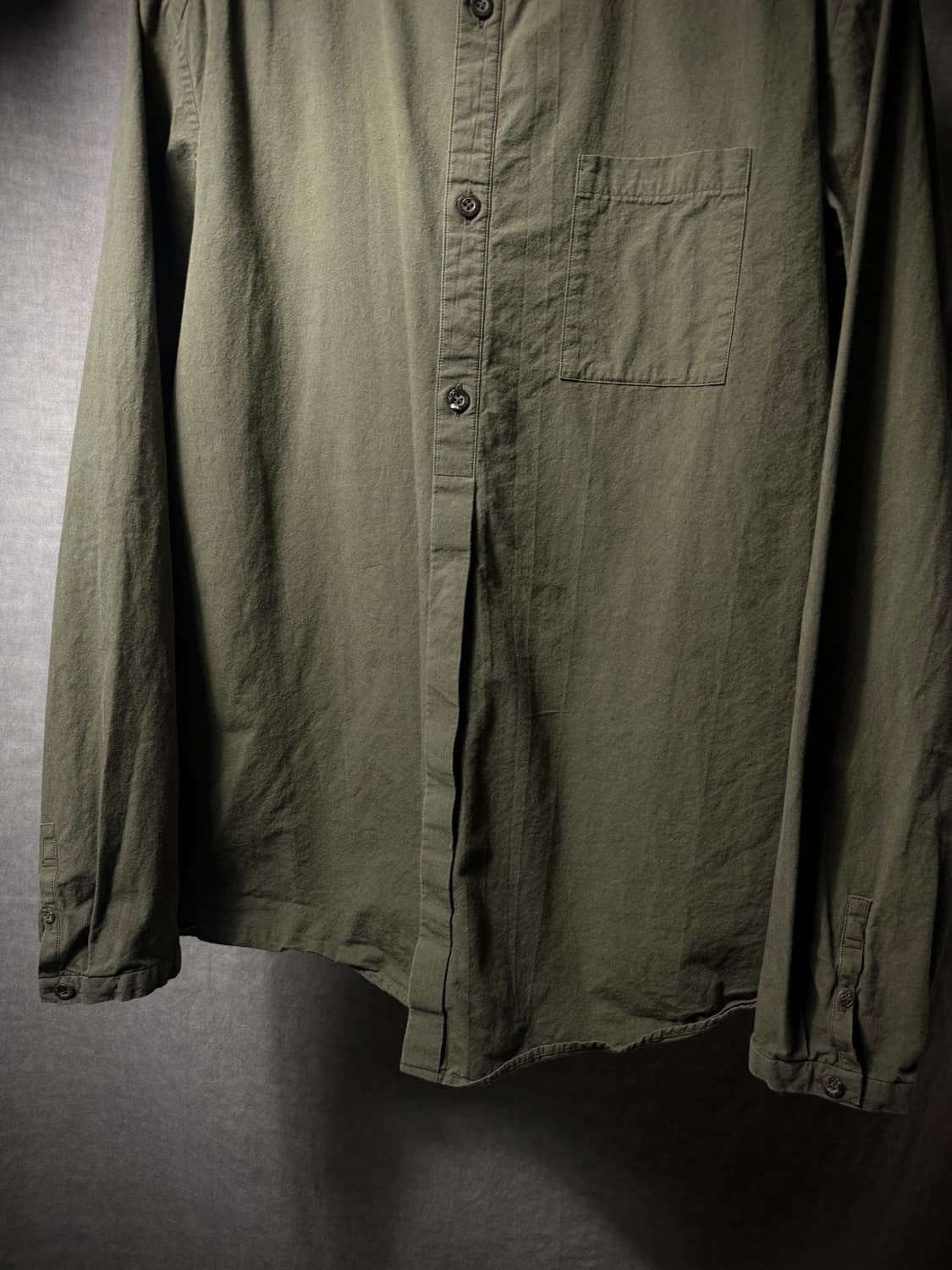 Aleksandr Manamis Band Collar Shirt  상품이미지3