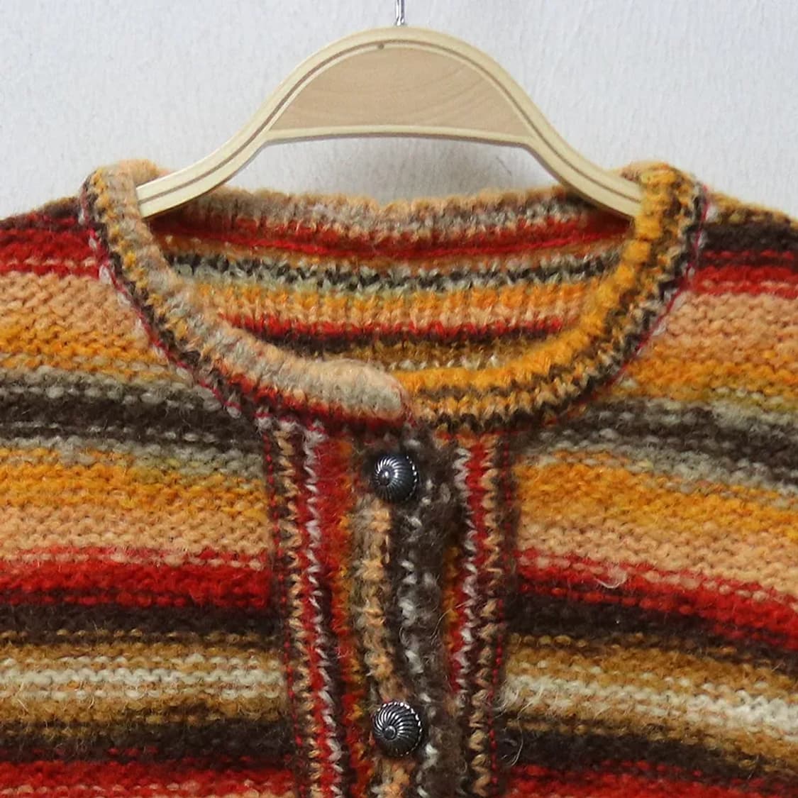 스트라이프 울 혼방 니트 가디건 62323 상품이미지3