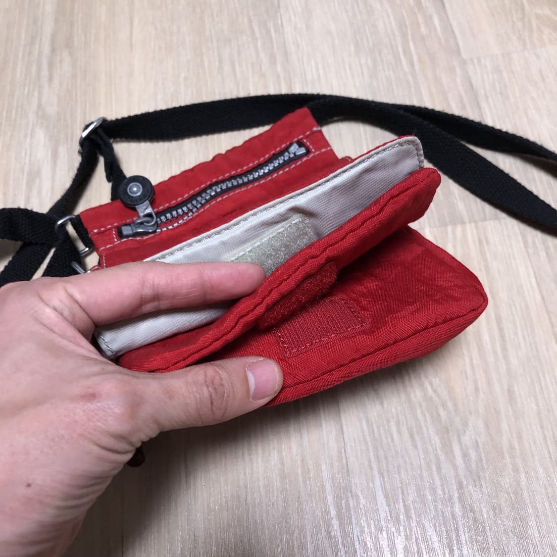 (ONE SIZE) 키플링 KIPLING 미니 스퀘어 크로스백 레드 상품이미지7