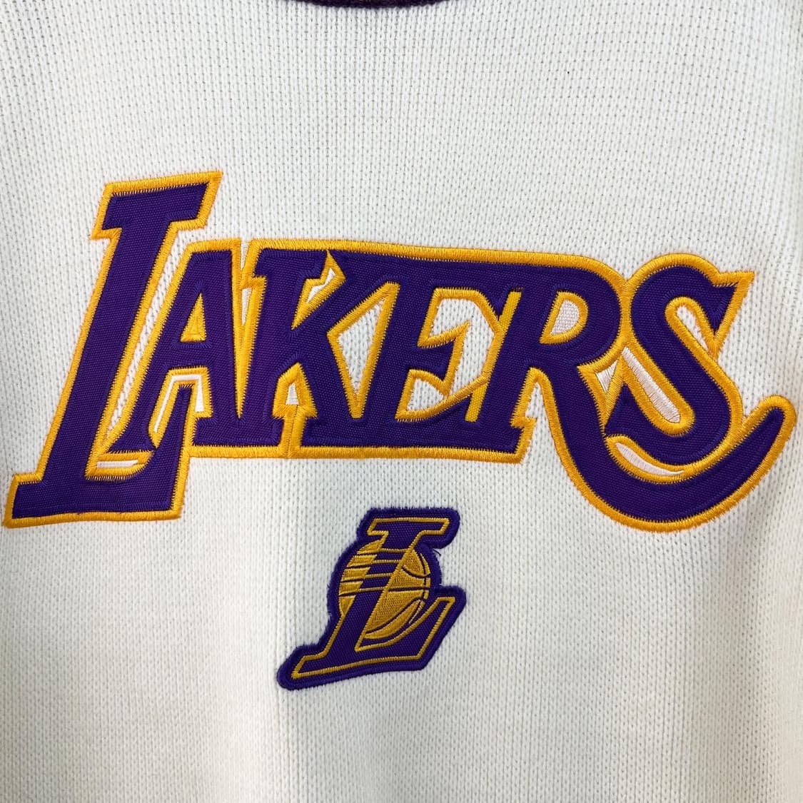 NBA LA 레이커스 엠브로이드 오버사이즈 니트 상품이미지5