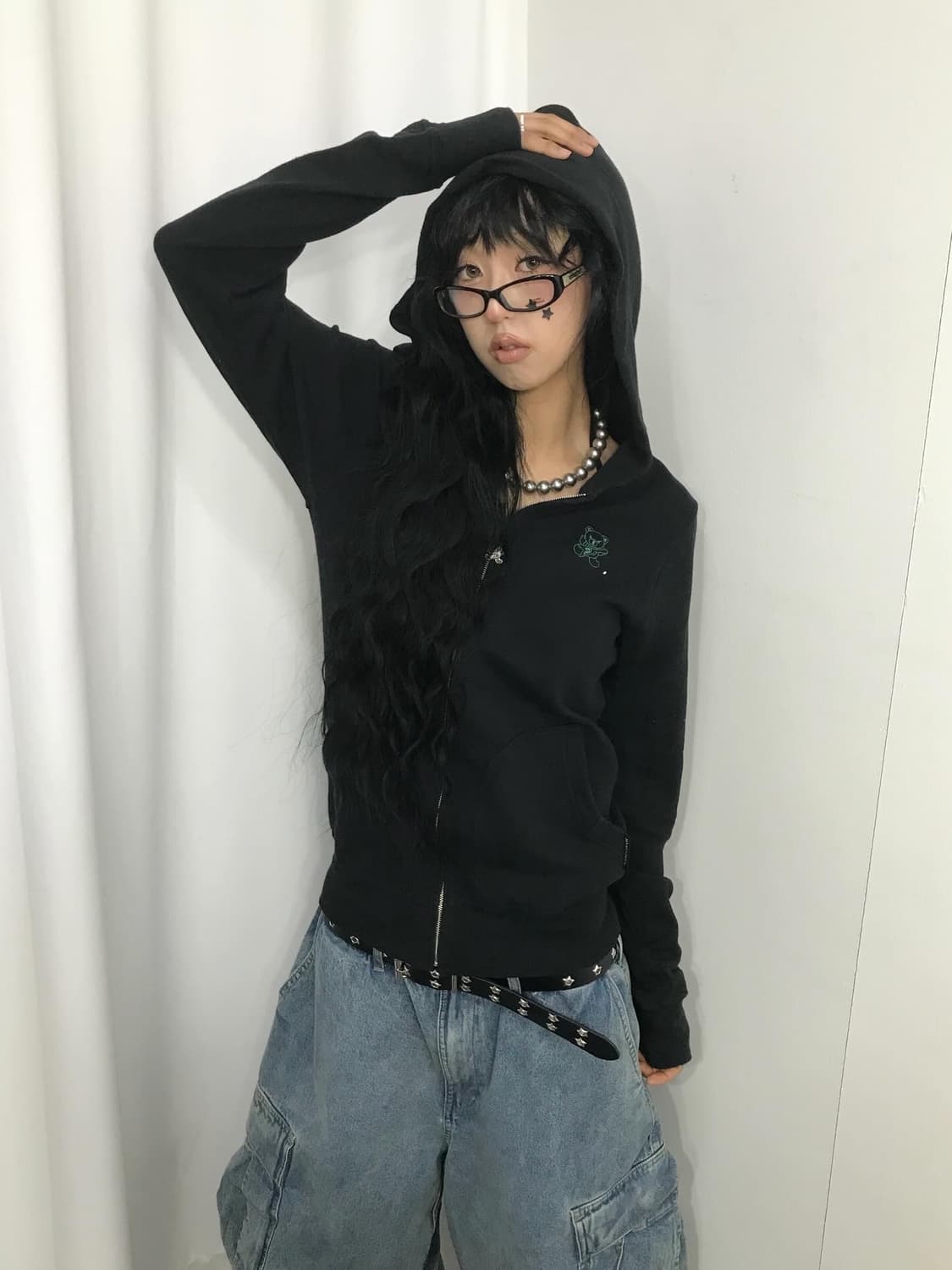 히스테릭글래머 퍽베어 후드집업 ( 새상품 ) 상품이미지2