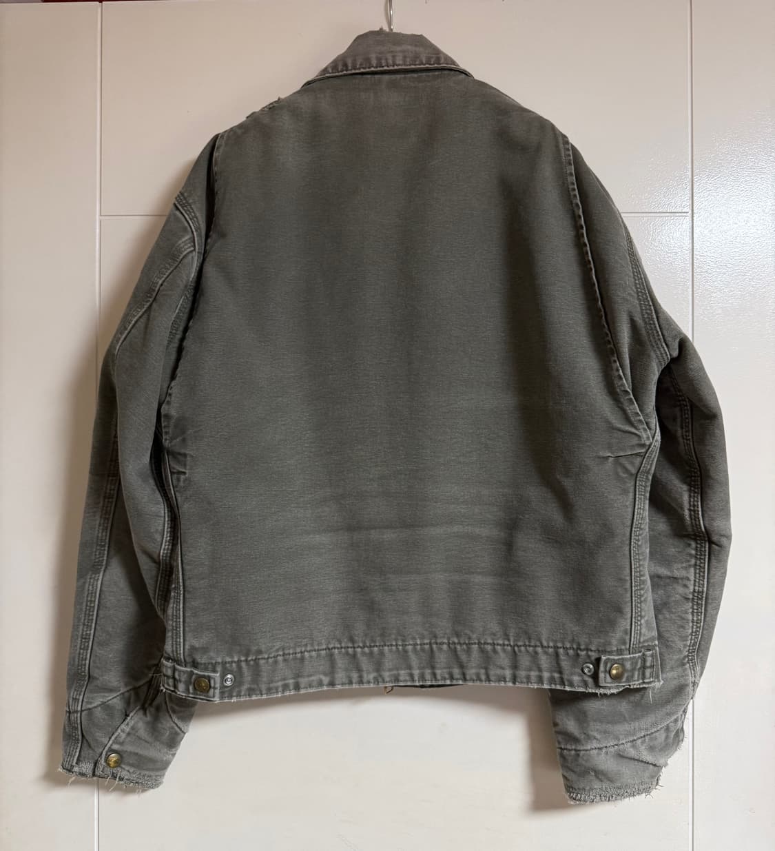[L] 빈티지 칼하트 J76 디트로이트 자켓 모스 상품이미지4