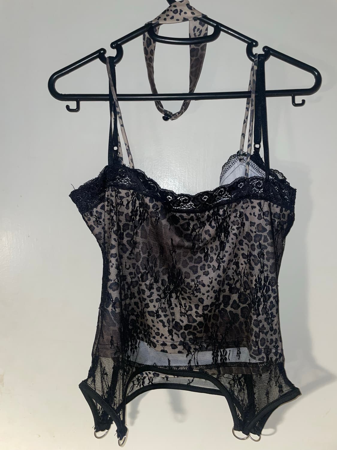 브라운 레오파드 슬립 스카프 set 상품이미지4