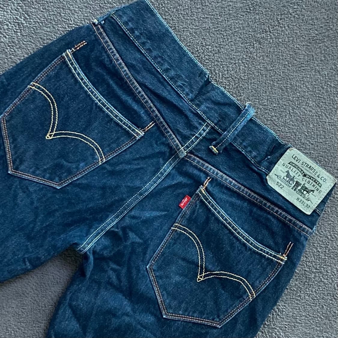 리바이스 522 데님팬츠 W33 L32 상품이미지4