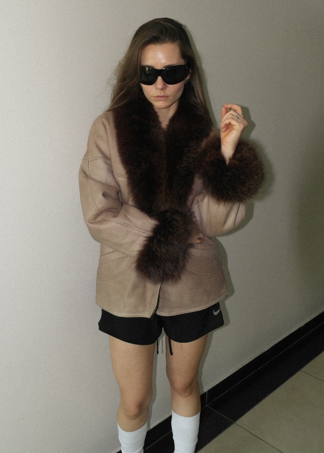 양털 무스탕 자켓 상품이미지3