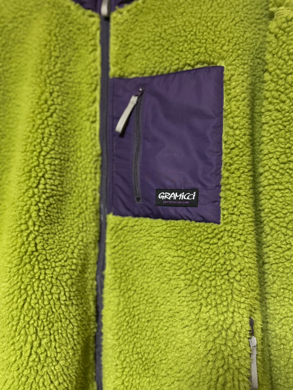 Gramicci 플리스 자켓 XL 그린 상품이미지4