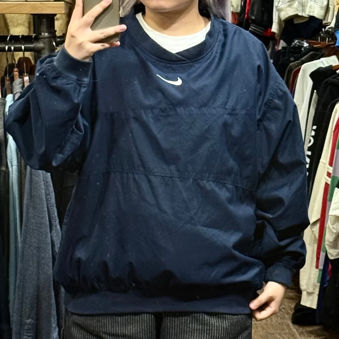 [HI] 나이키 올드스쿨 웜업 네이비 상품이미지2