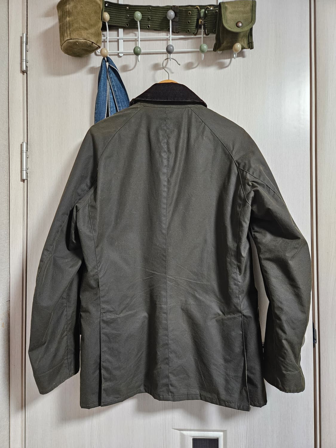 바버 애쉬비 왁스자켓 올리브 m 상품이미지2