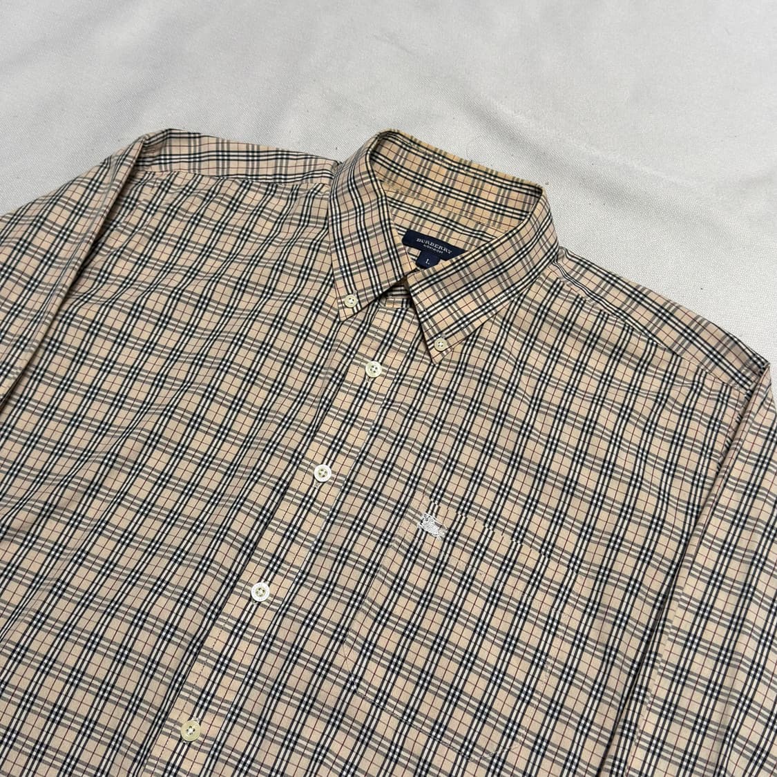 L 버버리 노바체크 셔츠 상품이미지1