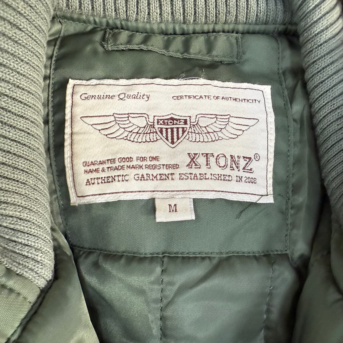 [M] 엑스톤즈 US ARMY 항공점퍼 0119T1 상품이미지3