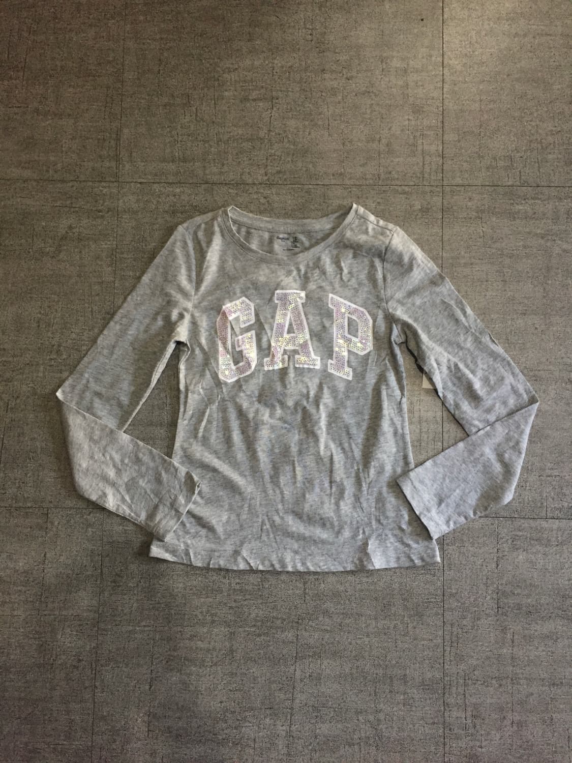 Gap 갭 핀터깔y2k 딱붙핏 스팽글 긴팔티셔츠 롱슬리브 상품이미지1