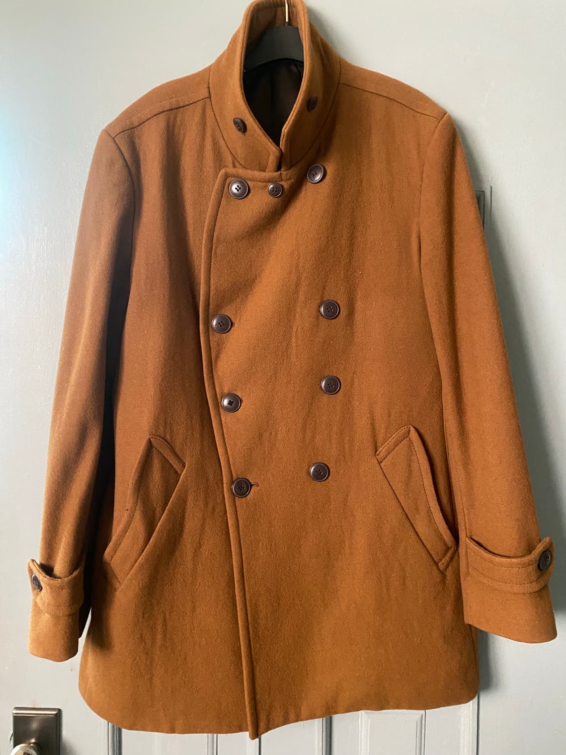 카멜 브라운 피코트 상품이미지1