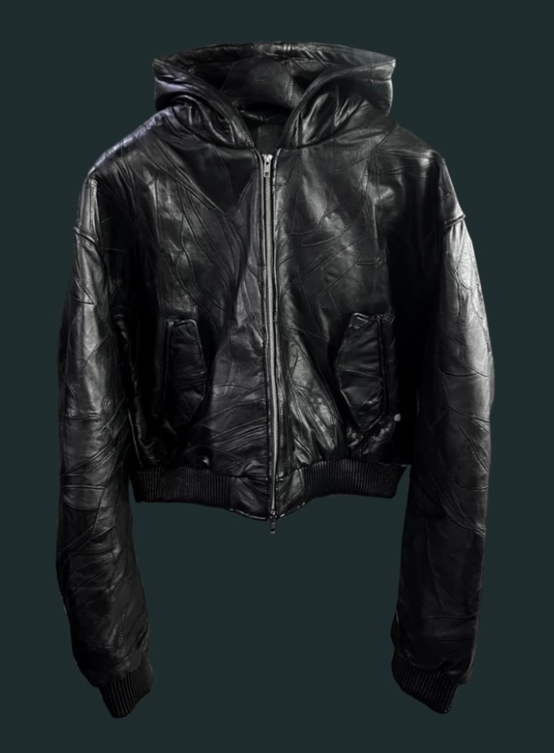 언더마이카 랜덤스티치 레더봄버 상품이미지1