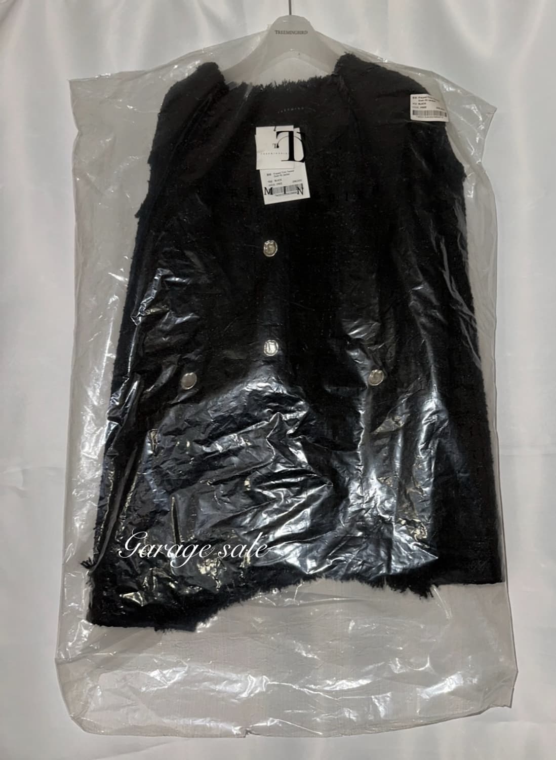 트리밍버드 Frayed Trim Tweed Over-fit Jacket 상품이미지4