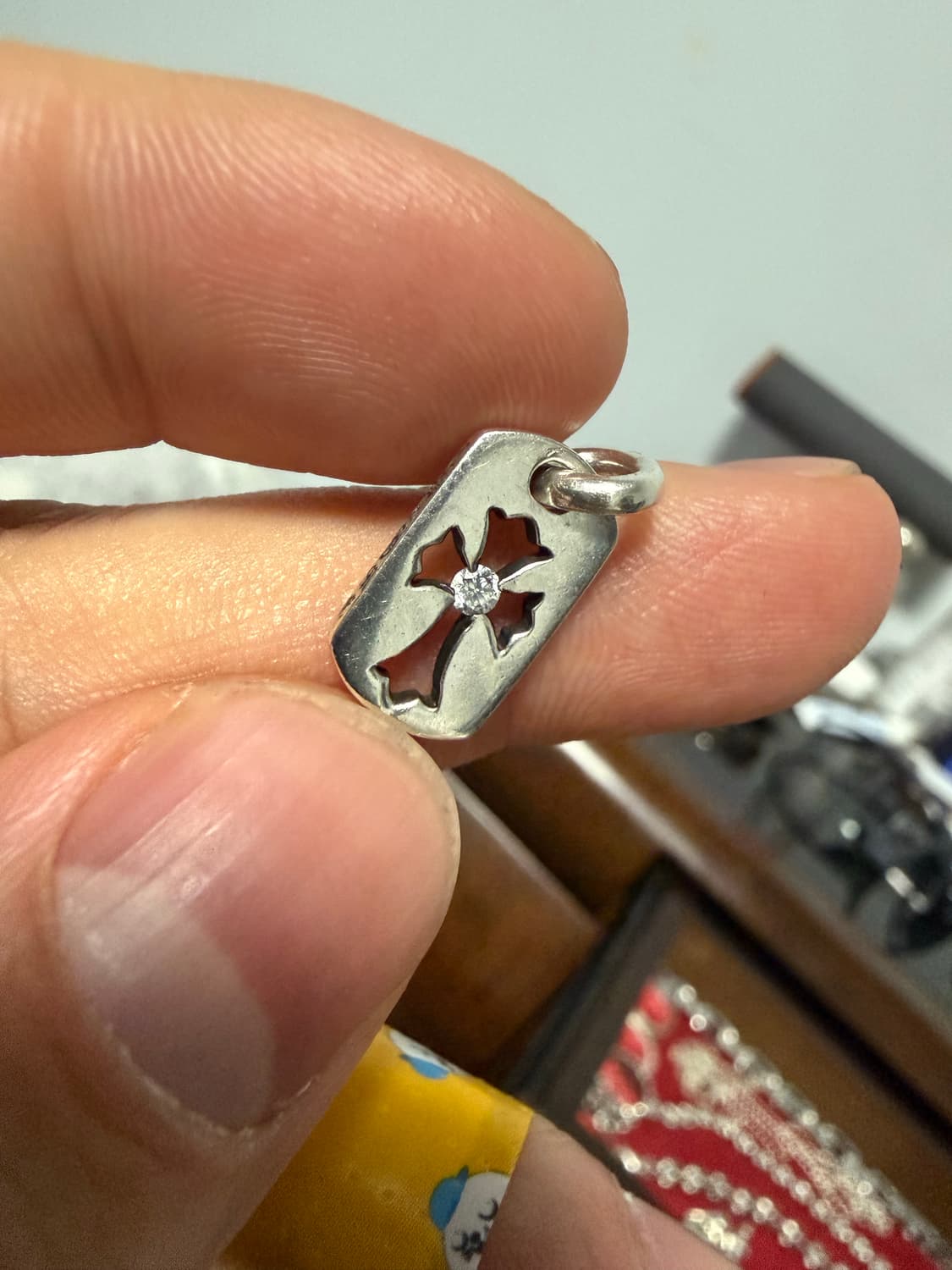 크롬하츠 베이비팻 다이아 풀파베 , 타이니 도그택 다이아 상품이미지8