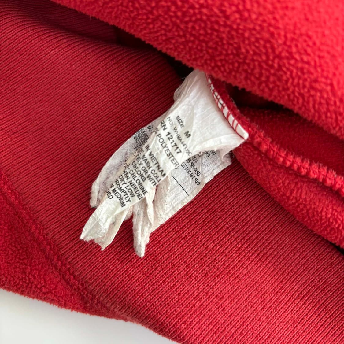 후아유 y2k 러블리힙 스웻 후드집업 희귀져지(L) 상품이미지4