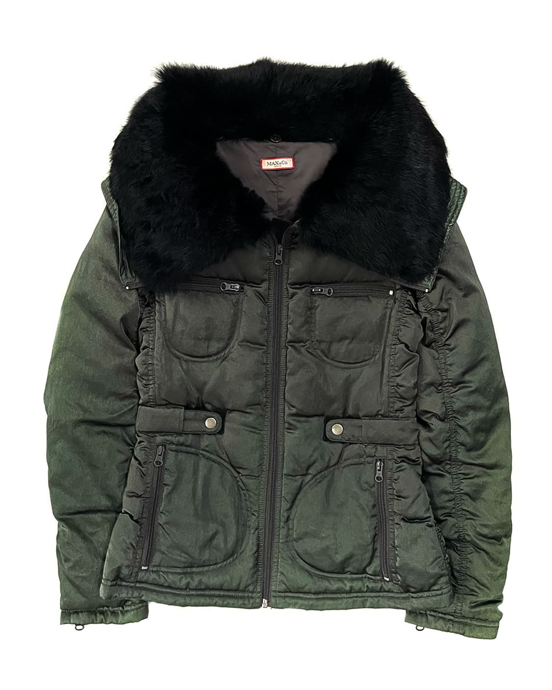 Max&Co. 래빗퍼 카라 밀리터리 패딩  상품이미지1