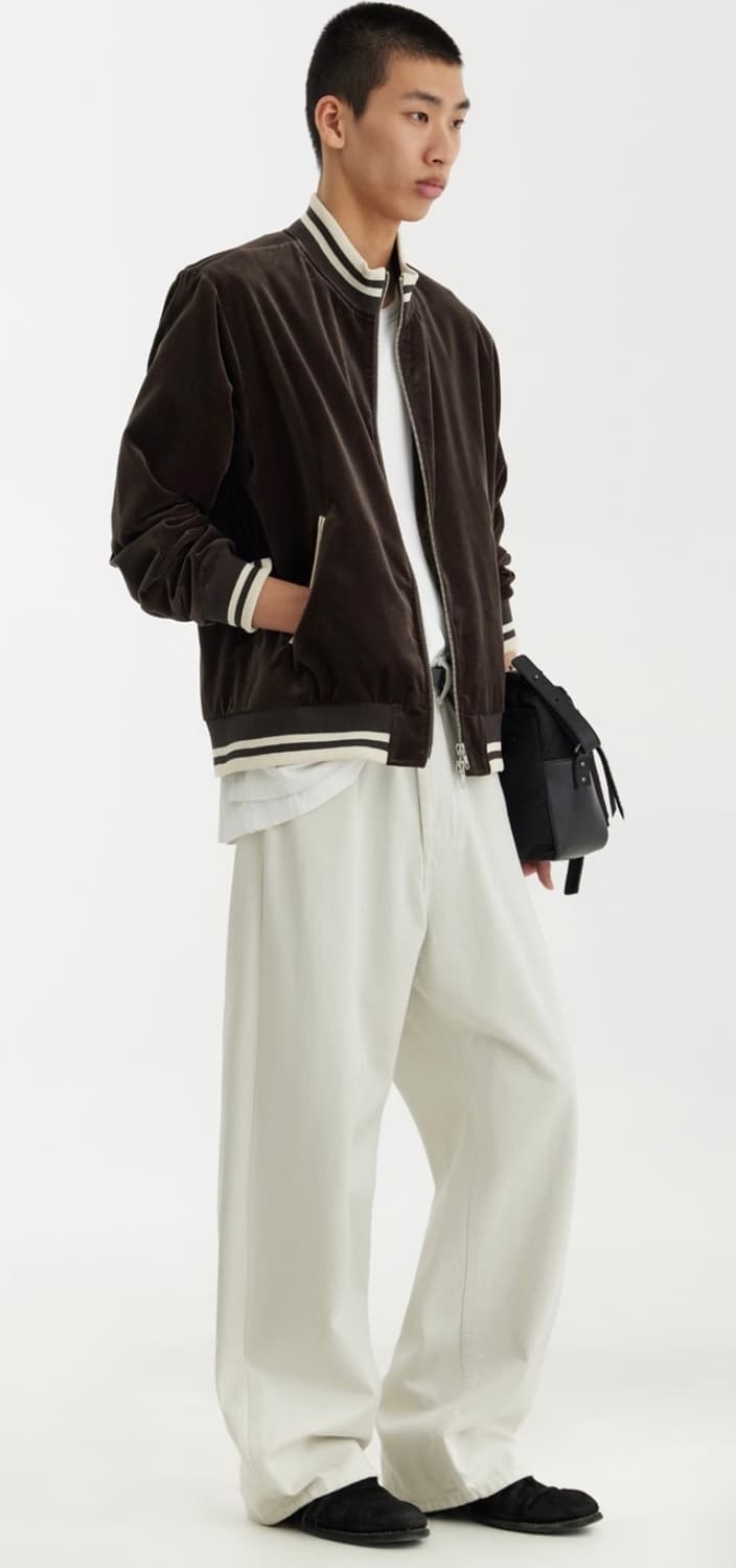 유스 트랙자켓 브라운 M 판매 상품이미지1