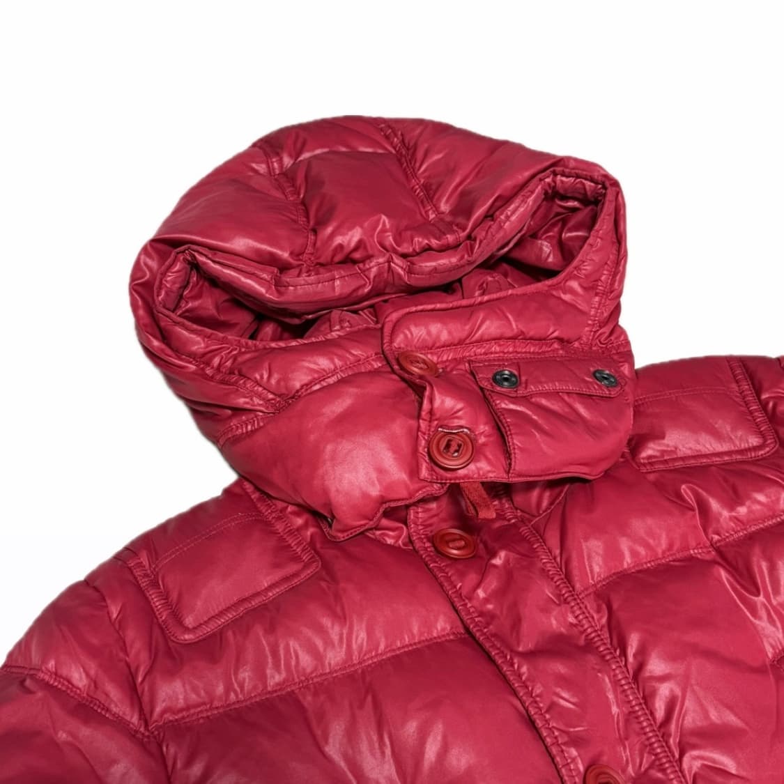 디젤 DIESEL 패딩 레드 상품이미지2