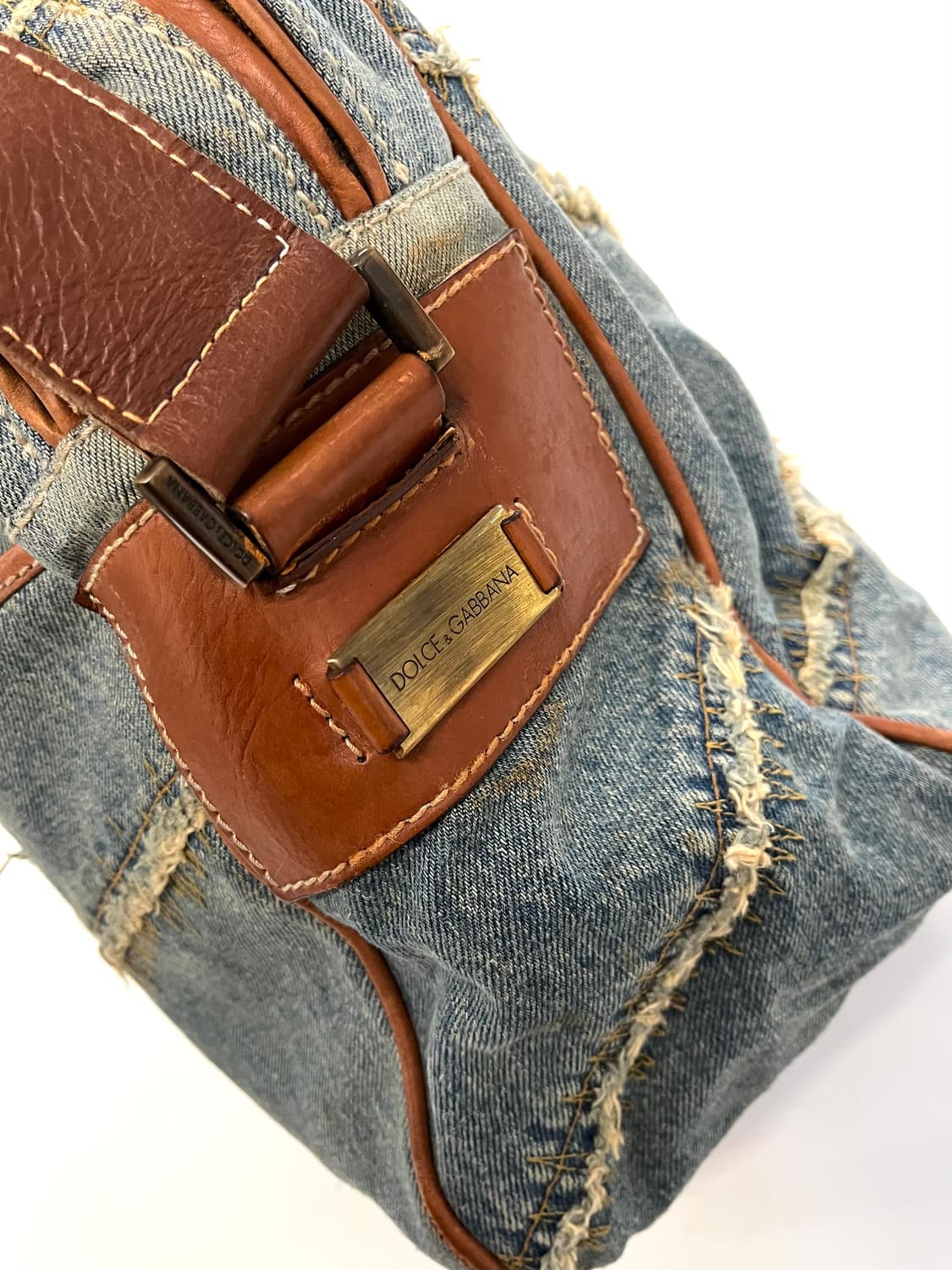 돌체앤가바나 98FW 아카이브 데님 패치백 상품이미지5