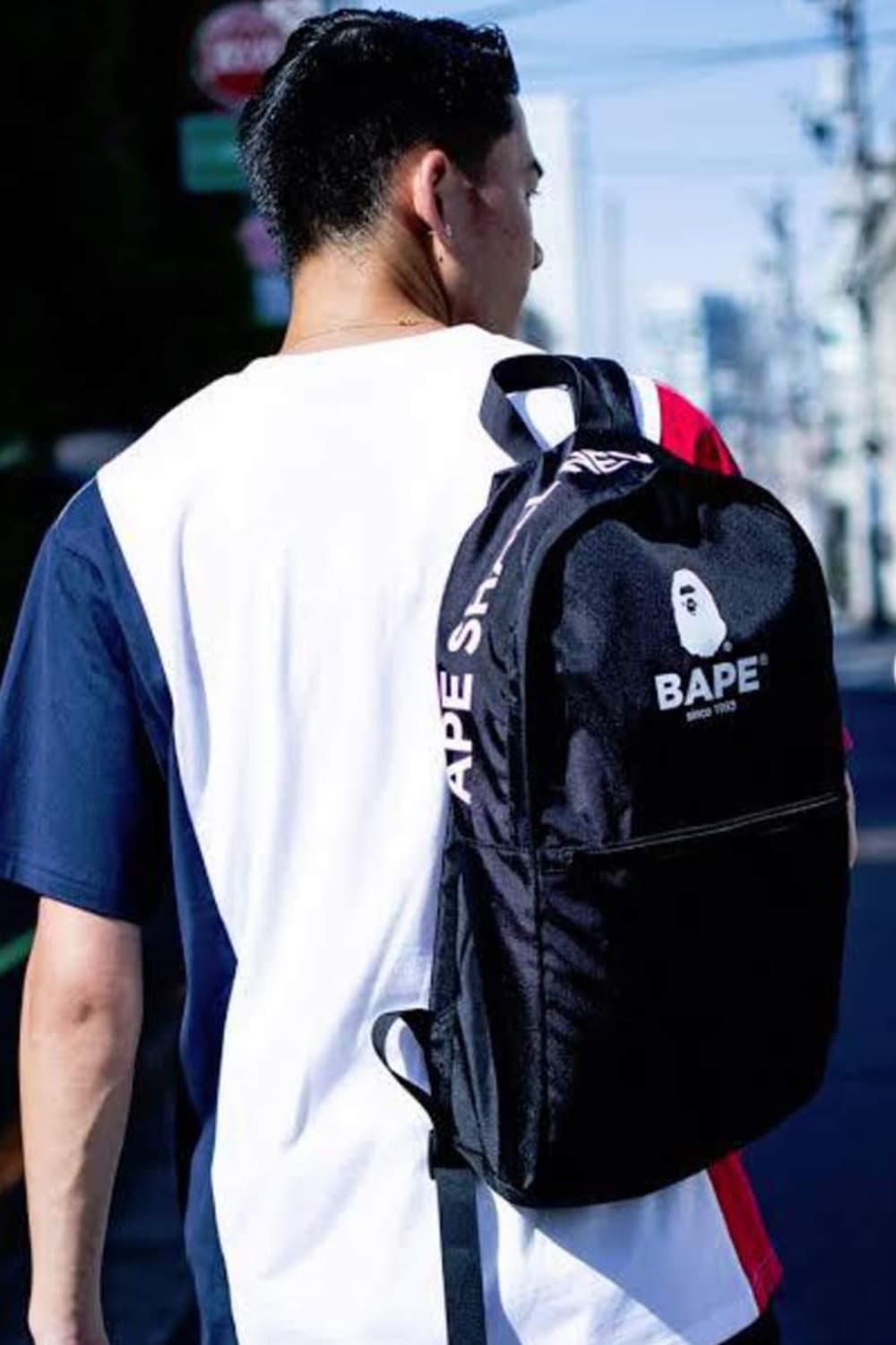 베이프 가방 백팩 블랙 새상품 정품 상품이미지1