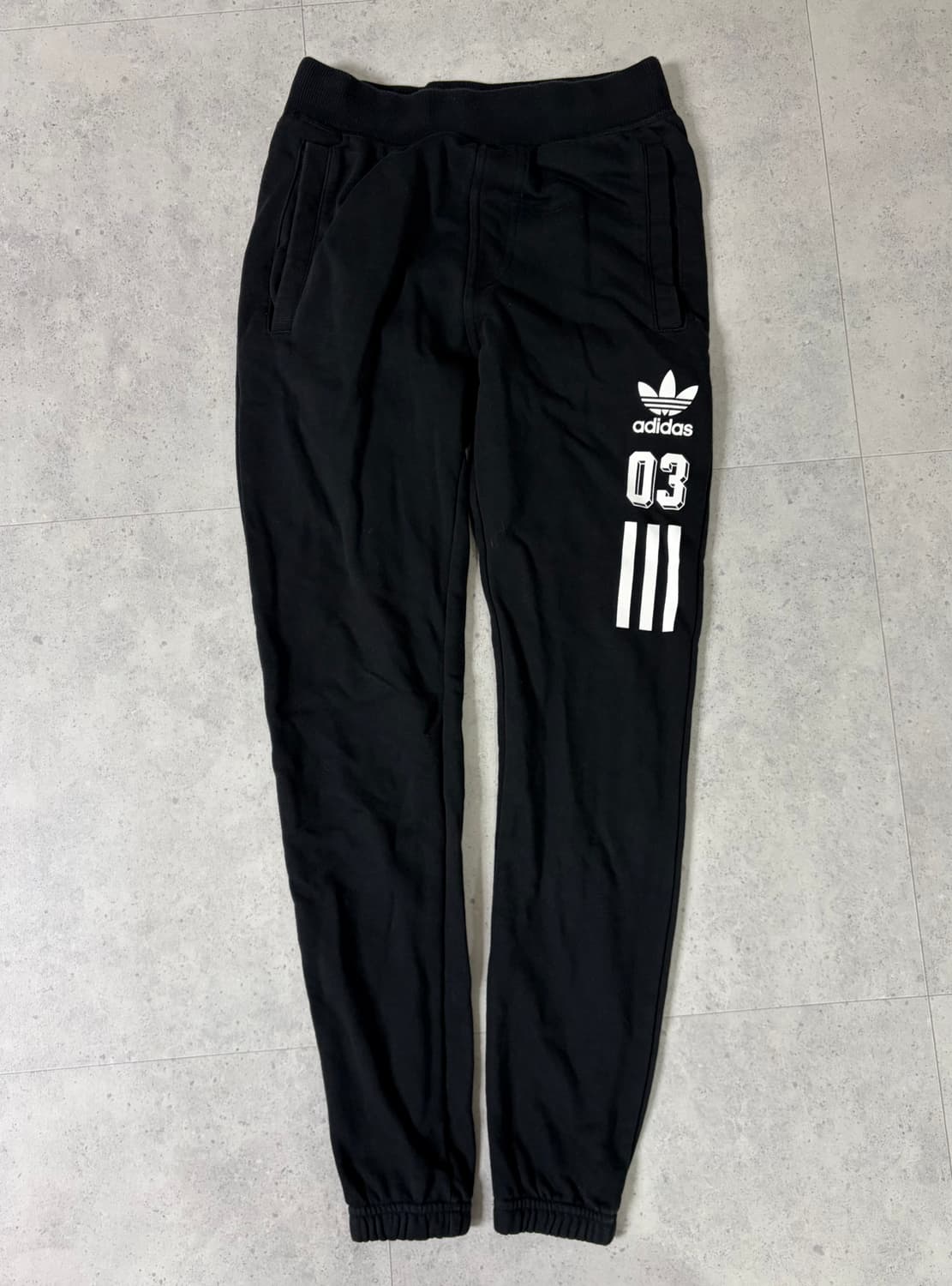 아디다스 코튼 밴딩 트레이닝 팬츠 상품이미지1