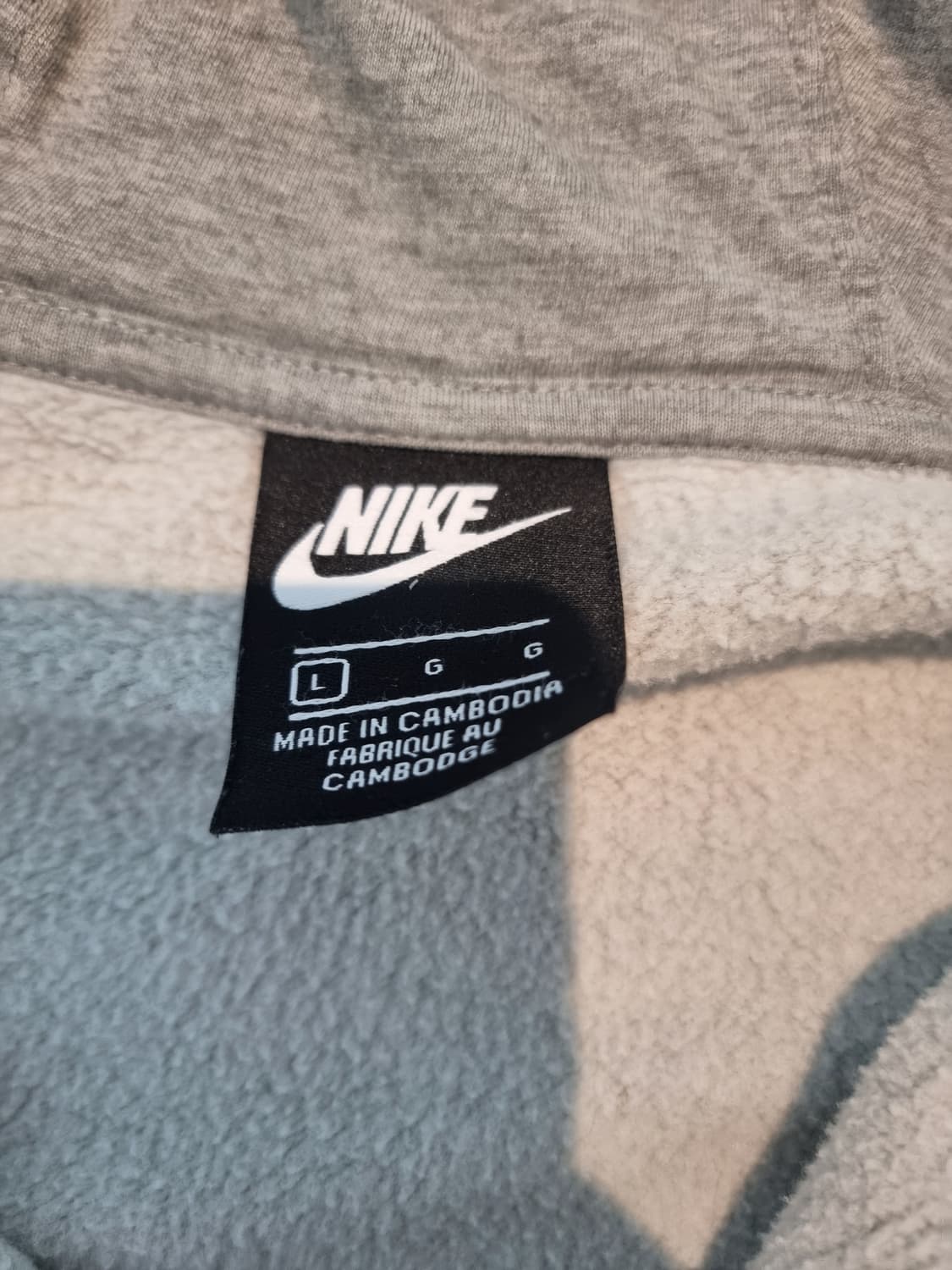 나이키 그레이 후드집업L 상품이미지3