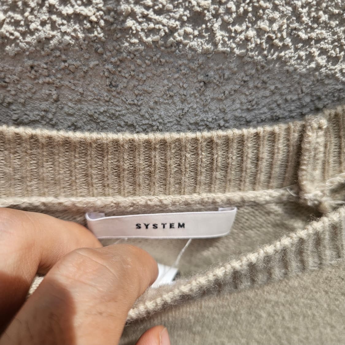 시스템 루즈핏 니트 상품이미지6