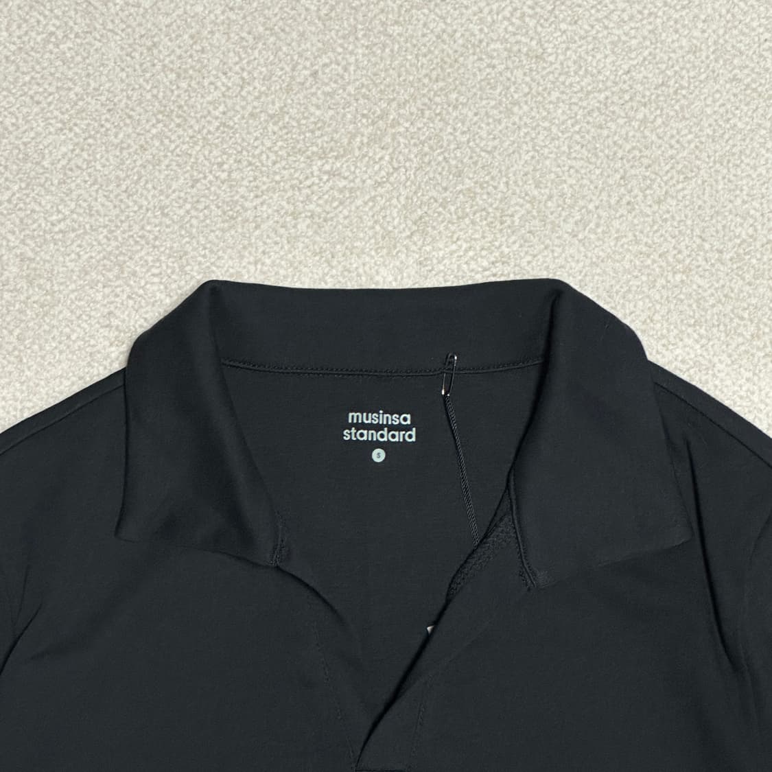 무신사 스탠다드 우먼 우먼즈 슬릭 넥 폴로 원피스 상품이미지5