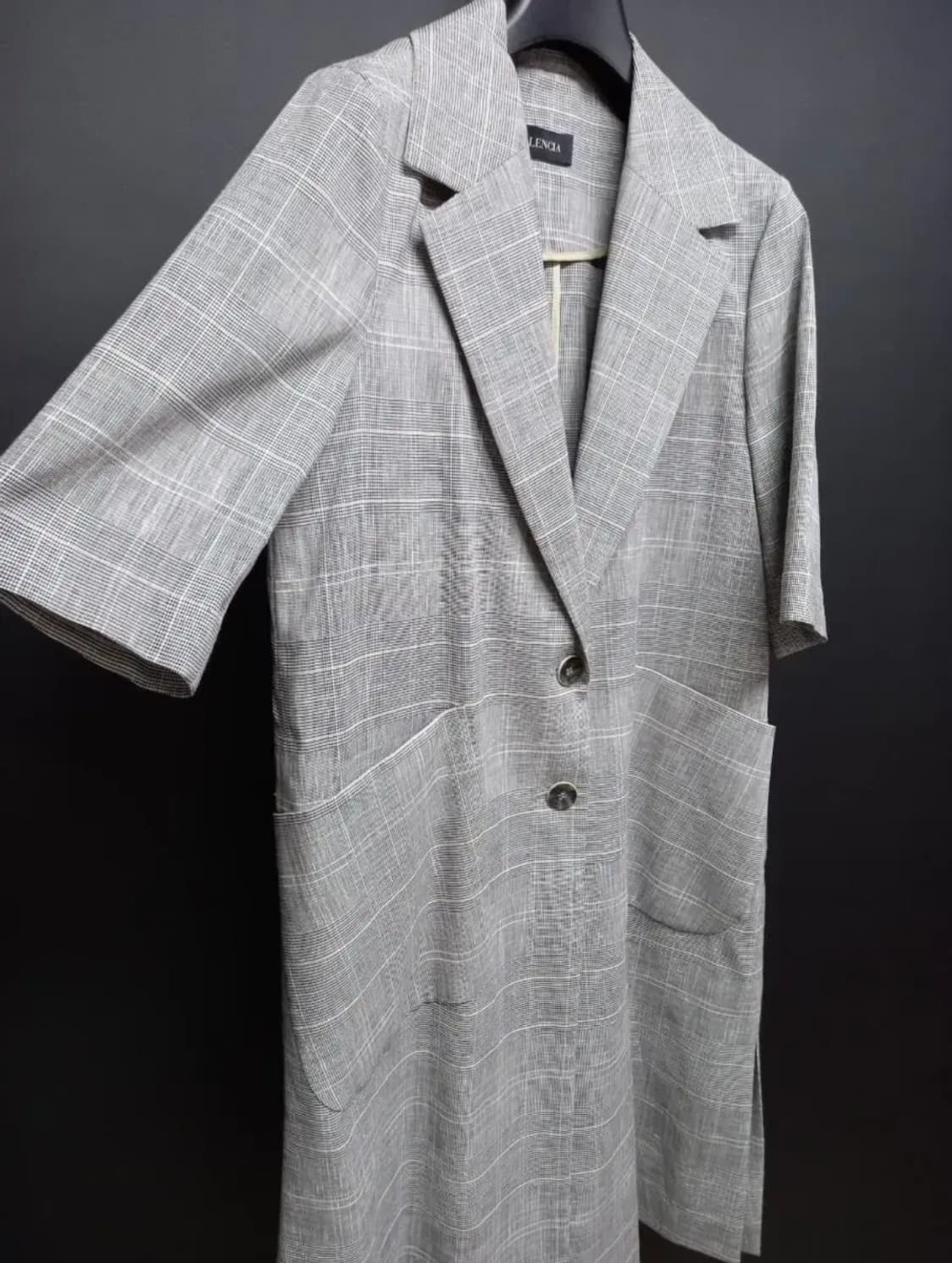 발렌시아 춘하추 홀겹 맥시 롱 코트 55 상품이미지4