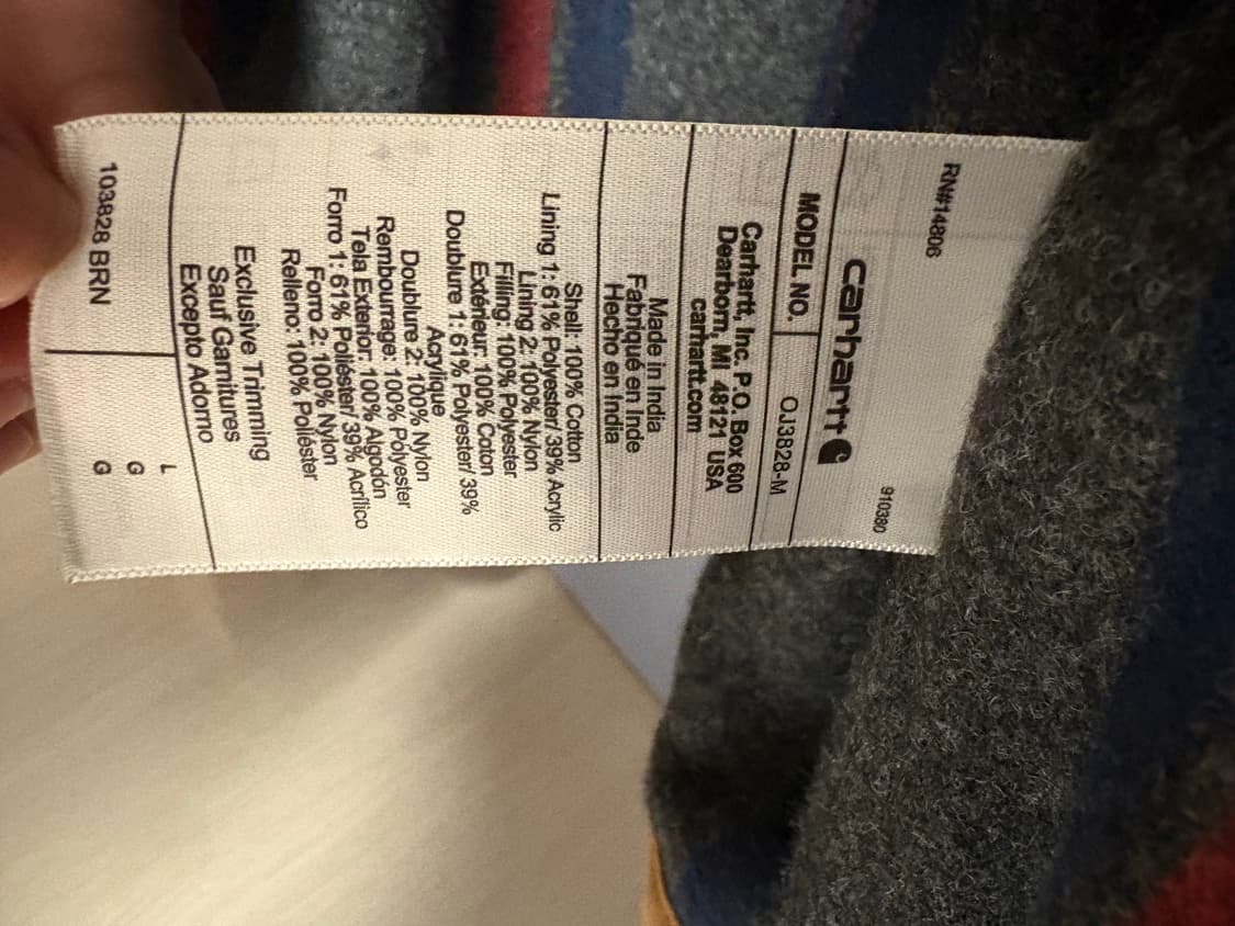 칼하트 현행 us 디트로이트 자켓 103828 L 상품이미지6