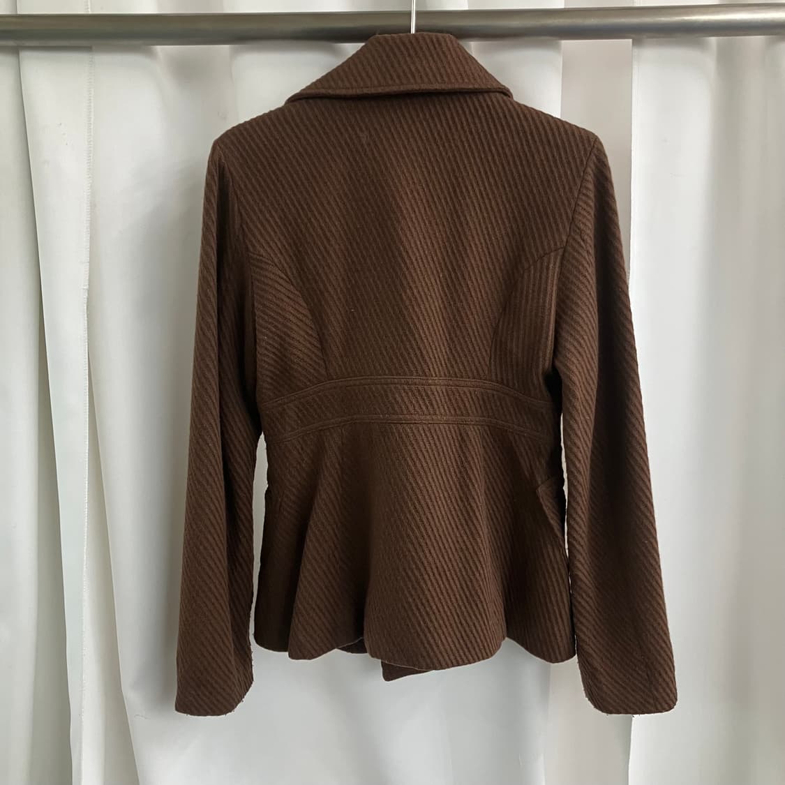 디젤 브라운 울 피코트 M 상품이미지2