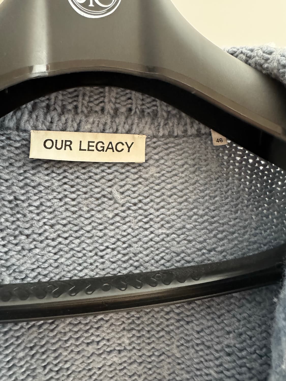 아워레가시 빅 피케 펑키블루 가디건 46사이즈 상품이미지5