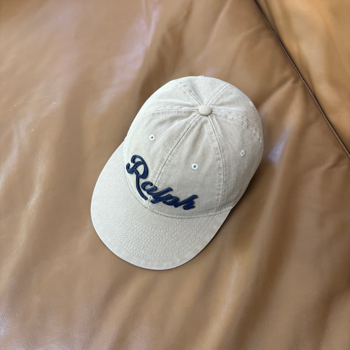 폴로 랄프로렌 볼캡 모자 아플리케 탄 베이지 상품이미지5