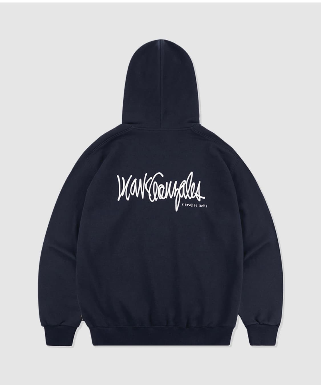 와릿이즌 와펜 후드 네이비s(남여공용) 상품이미지2