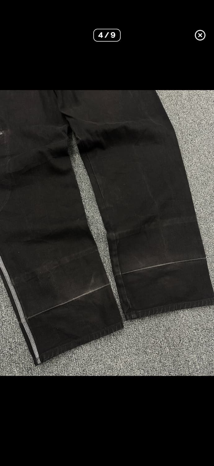 마리떼 프랑소와 저버 빈티지 와이드 블랙진 데님팬츠 상품이미지4