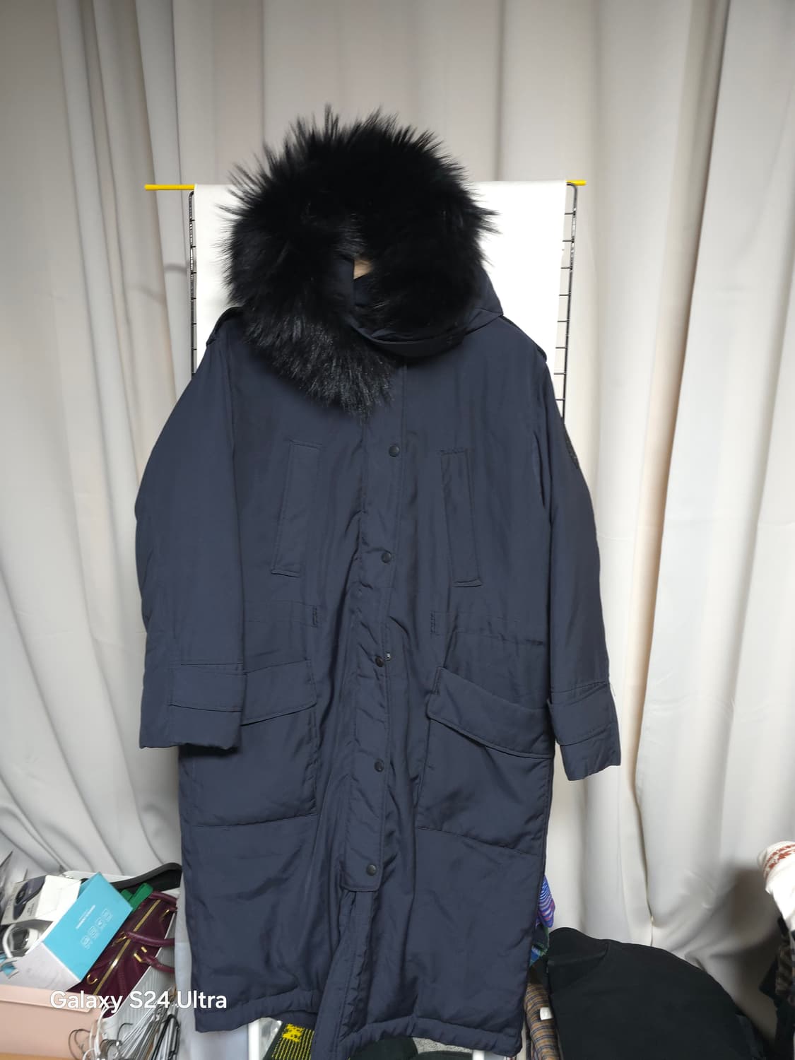 톰보이 라쿤퍼 덕다운  롱패딩 85-92-160 ✨️정품✨️
 상품이미지1