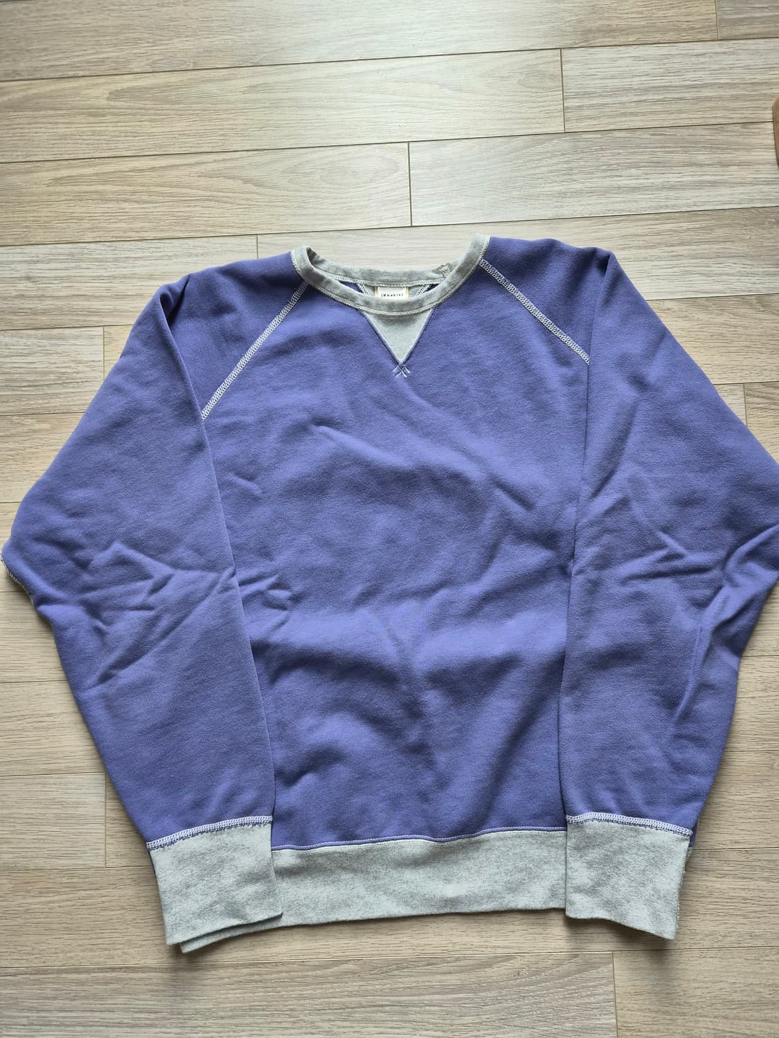 카키스 아카이브 크루넥 퍼플 3사이즈(L) 상품이미지3